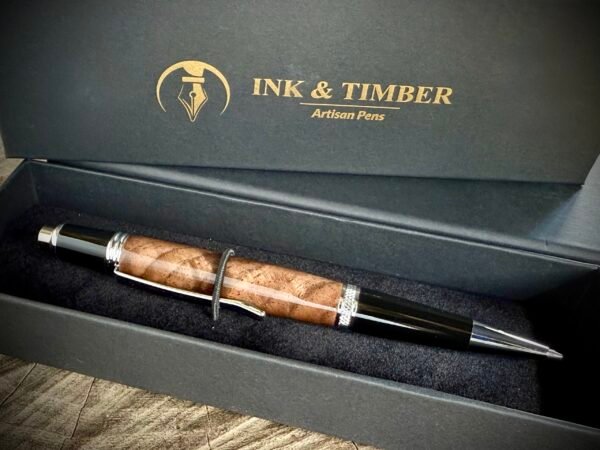 Walnut Click Pen