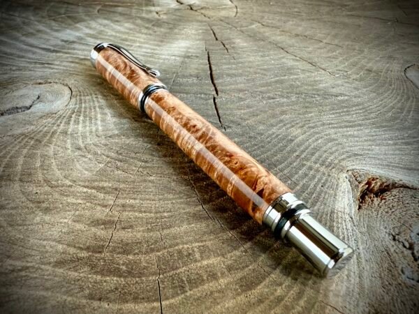 Magnetic Maple Burl Fountain Pen