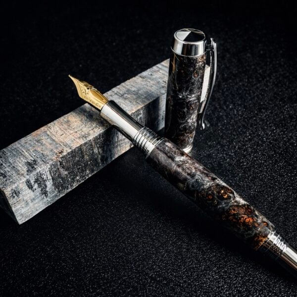 Black Maple Burl Fountain Pen (JoWo)