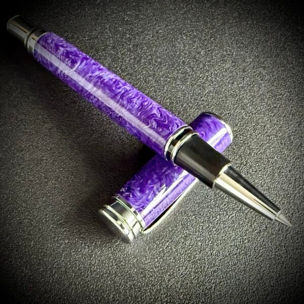 Purple Resin Magnetic Rollerball
