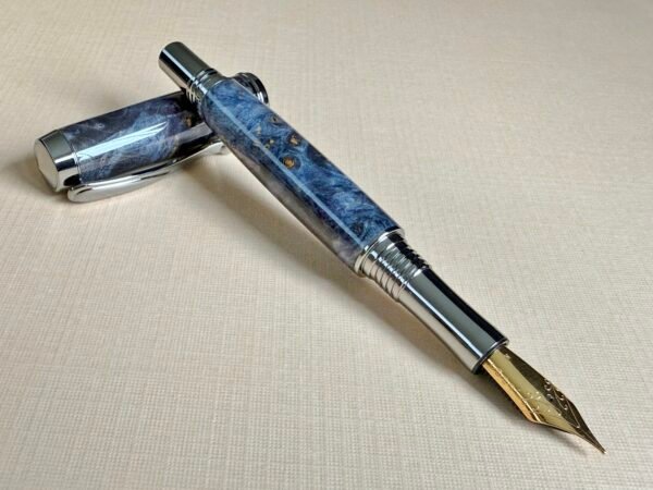 Blue Burl Fountain Pen (JoWo)