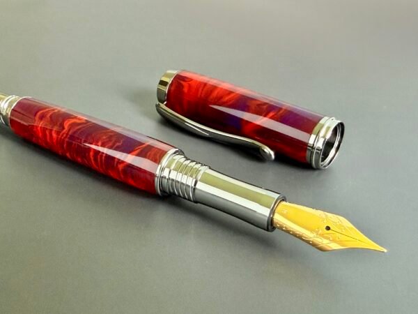 Amethyst Flame Fountain Pen