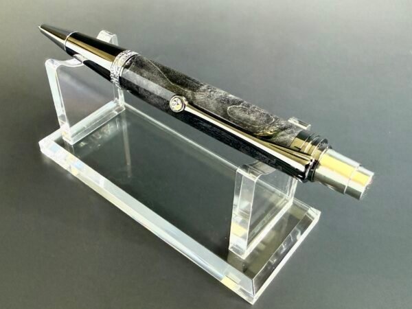 Black Burl Click Pen