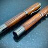 #0377 Cocobolo Rollerball in Black Nickel