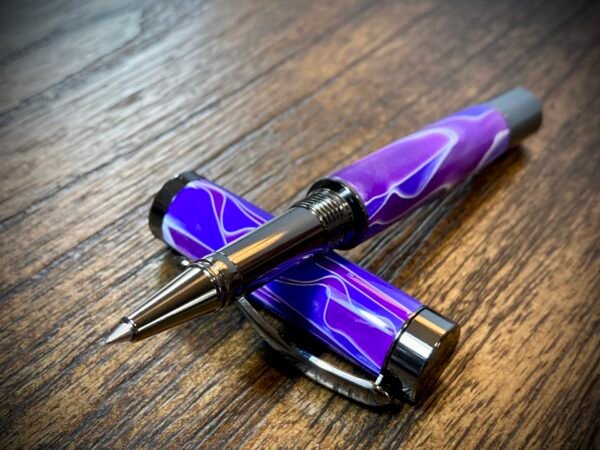 #0397 - Purple and Blue Rollerball