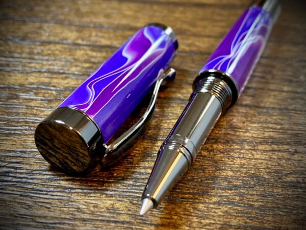 #0397 - Purple and Blue Rollerball
