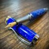 #399 Blue with Silver Fleck Convertible Pen