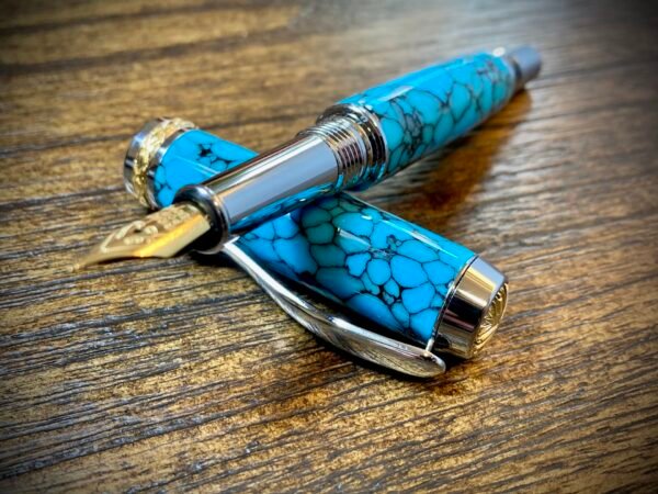 #0400 Faux Turquoise Convertible Pen