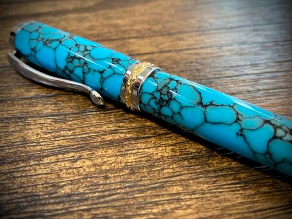 #0400 Faux Turquoise Convertible Pen