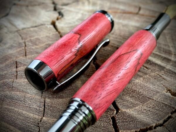 Red Spalted Tamarind Fountain Pen