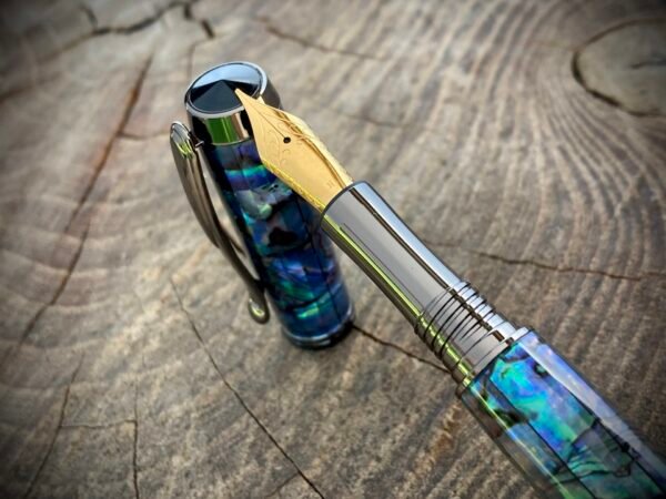 Blue-Green Abalone Fountain Pen