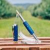 Blue Fleck Convertible Pen