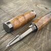 Sindora Burl Rollerball Pen in Gunmetal