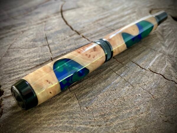 Convertible Green and Blue Hybrid Pen
