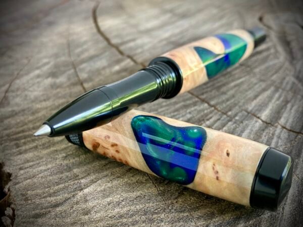 Convertible Green and Blue Hybrid Pen