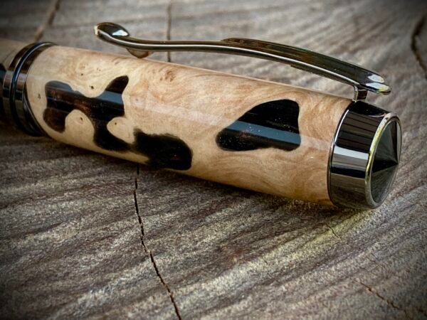 Resin and Burl Jowo Fountain Pen