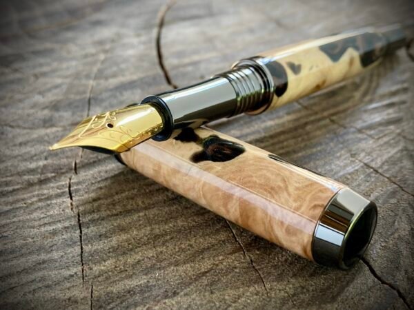 Resin and Burl Jowo Fountain Pen