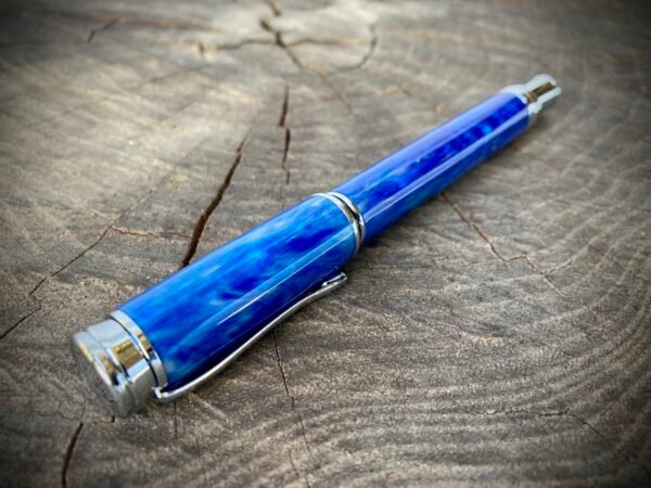 Blue Resin Rollerball