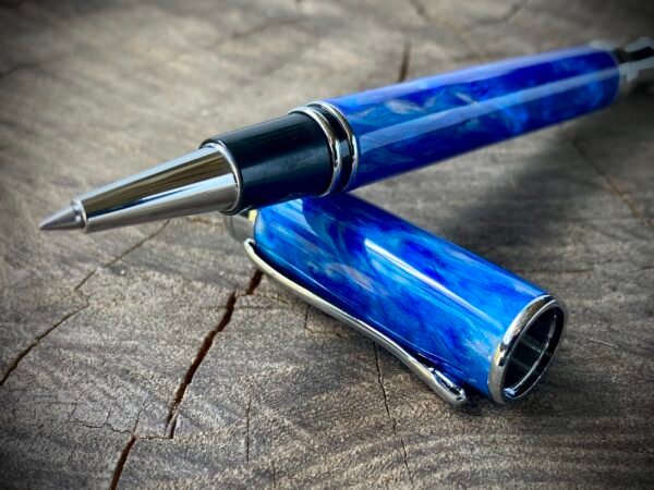 Blue Resin Rollerball