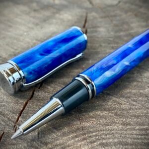 Blue Resin Rollerball