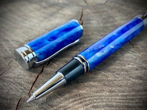 Blue Resin Rollerball