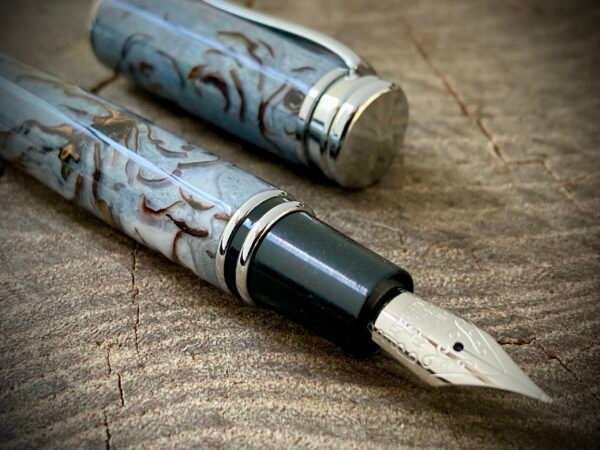 Silver Pinecone Fountain Pen