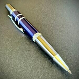 Blue and White Graduate Pen - STRIPE
