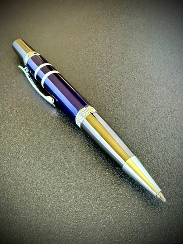 Blue and White Graduate Pen - STRIPE