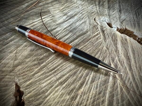 Amboyna Burl Click Pen
