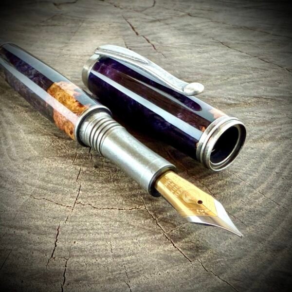Purple Burl Fountain Pen