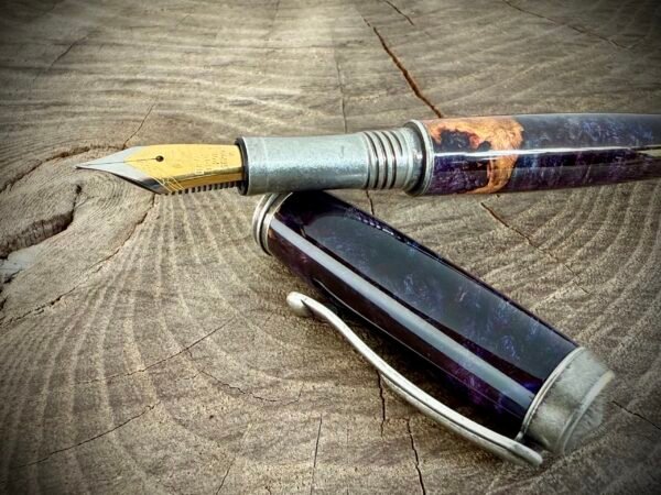 Purple Burl Fountain Pen