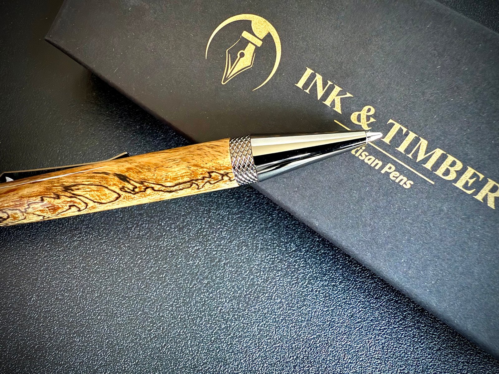 Spalted Tamarind Ballpoint Pen