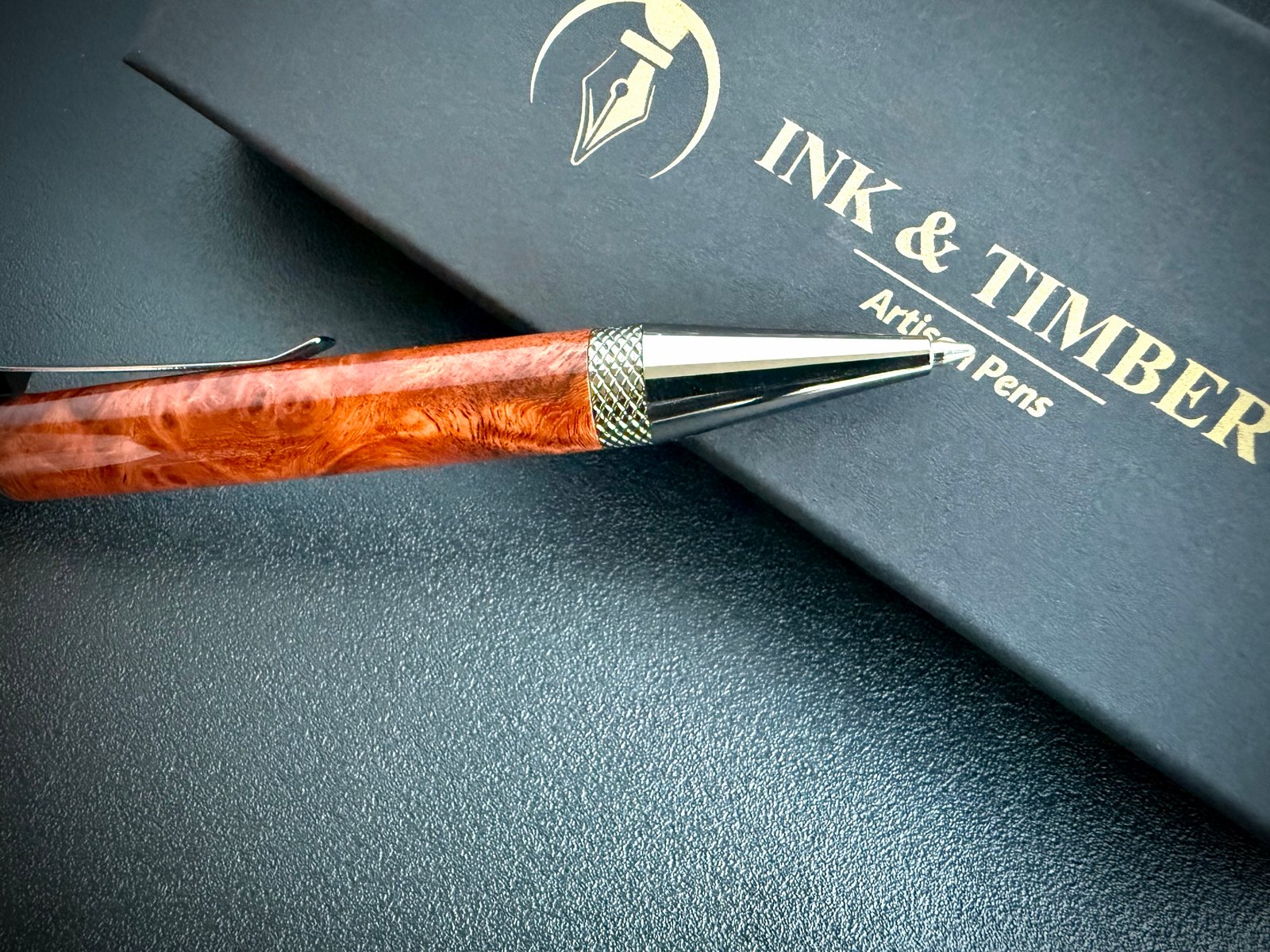 Amboyna Burl Ballpoint Pen