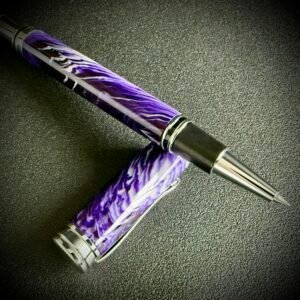 Purple Resin Magnetic Rollerball