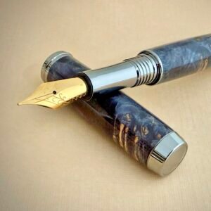 Blue Burl Fountain Pen (JoWo)
