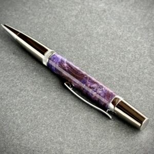 Purple Burl Ballpoint Pen
