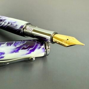 Indigo Feather Fountain Pen