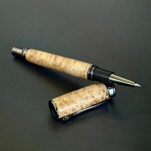 Boxelder Burl Rollerball with Magnetic Cap